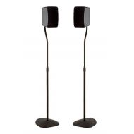 Sanus Adjustable Height Speaker Stand - Extends 28 to 38 - Holds Satellite & Small Bookshelf Speakers (i.e. Bose, Harmon Kardon, Polk, JBL, KEF, Klipsch, Sony and Others) - Set of