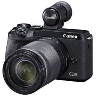 Canon EOS M6 Mark II Mirrorless Digital Compact Camera + EF-M 18-150mm f/3.4-6.3 IS STM + EVF Kit, Black