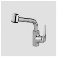 KWC Faucets 10.061.003.127 DOMO Pull Out Kitchen Faucet, 9, Splendure Stainless Steel