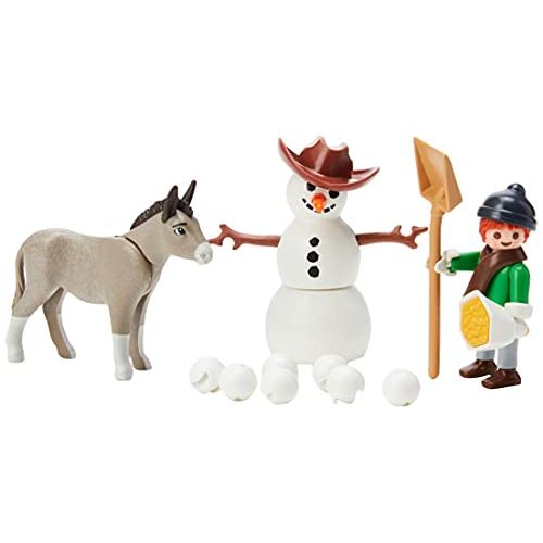 플레이모빌 Playmobil Spirit Riding Free Snow Time with Snips & Seor Carrots