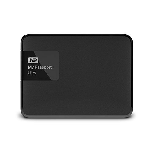 Western Digital WD 4TB Black My Passport Ultra Portable External Hard Drive - USB 3.0 - WDBBKD0040BBK-NESN [Old Model]
