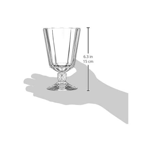  [무료배송]Villeroy & Boch Opera Goblet : Set of 4, 6 in/12 oz, Crystal Glass, Clear