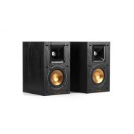 Klipsch Synergy Black Label B-100 Bookshelf Speaker Pair with Proprietary Horn Technology, a 4” High-Output Woofer and a Dynamic .75” Tweeter for Surrounds or Front Speakers in Bla