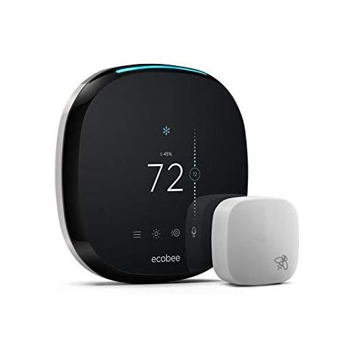  [무료배송]에코비4 ecobee4 스마트 온도조절기 룸센서 포함 Smart Thermostat with Built-In Alexa, Room Sensor Included