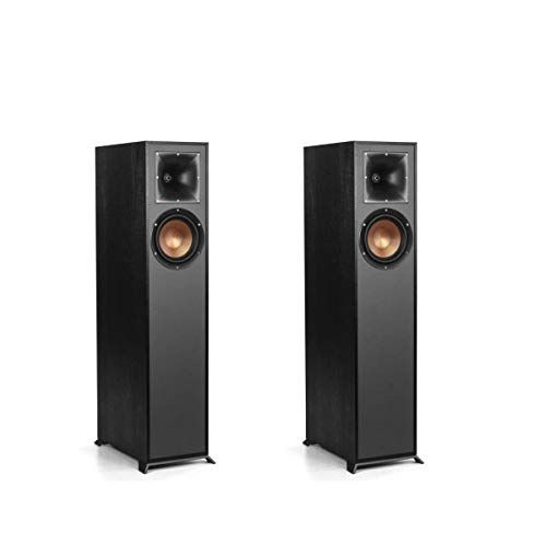 클립쉬 Klipsch Reference R 610F Floorstanding Speakers, Black, Pair