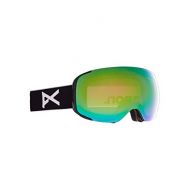 Anon Mens M2 Goggle with Spare Lens and MFI Facemask - Asian Fit, Black / Perceive Variable Green