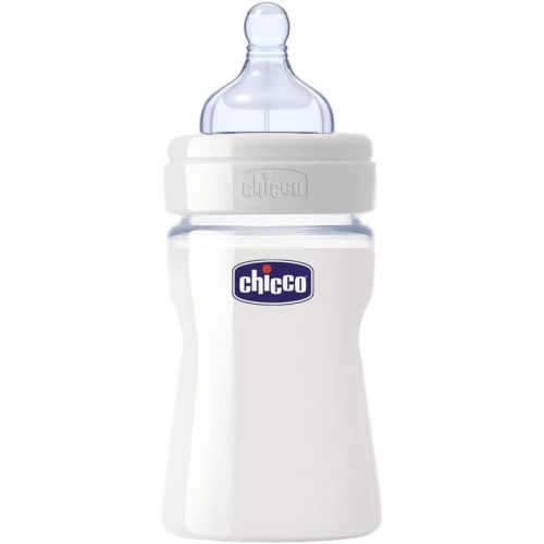 치코 Chicco Baby Bottle and Glass Wellbeing Silicon Unisex 150ml + 0Mesi