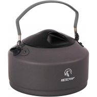 REDCAMP 0.8L/0.9L/1.4L Outdoor Camping Kettle, Aluminum Tea Kettle with Carrying Bag, Compact Lightweight Coffee Pot