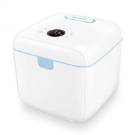 Papablic 4-in-1 UV Light Sanitizer UV Sterilizer and Dryer Pro UV Sterilizer Box with Dual UV-C Lights Touch Screen Control