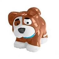 Replacement Part for Fisher-Price Little People Playset ~ Fisher-Price Little People Big Helpers Home FHF34 ~ Replacement Mini Brown Toy Dog Figure