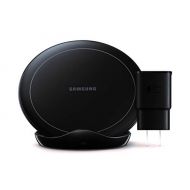 Samsung Qi Certified Fast Charge Wireless Charger Stand (2019 Edition) with Cooling Fan for Select Galaxy and Apple Iphone Devices - US Version