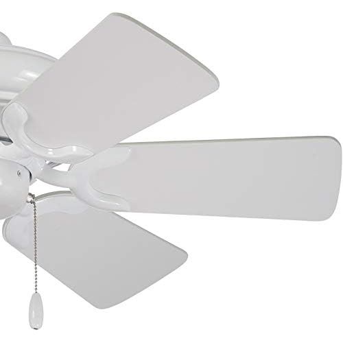  [아마존베스트]Minka-Aire F562-WH Supra 32 Inch Pull Chain Ceiling Fan in White Finish