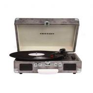 Crosley Cruiser Deluxe Vintage 3-Speed Bluetooth Suitcase Turntable, Metallic Charcoal