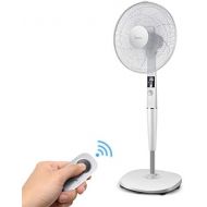 [아마존베스트]Midea FS40-15AR Floor Fan Super Quiet Powerful with Remote Control Durable Inverter Motor Saves Electricity Standing Fan DC Motor 26 Speeds 12 Hours Timer