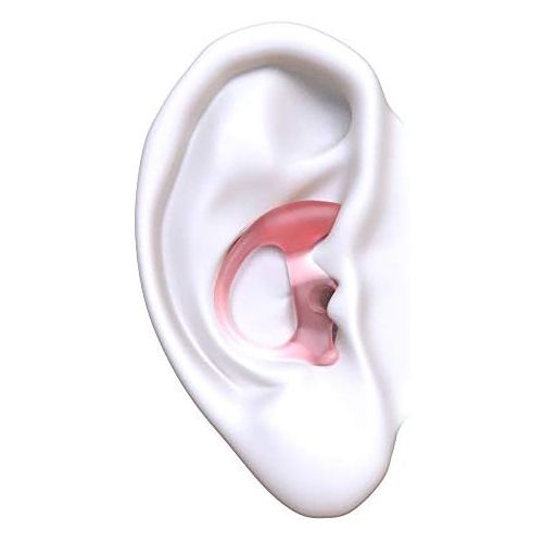  [아마존베스트]LIFE IS SIMPLE Ear insert for sound tube  more pleasant thanks to high-quality silicone  3 sizes, left