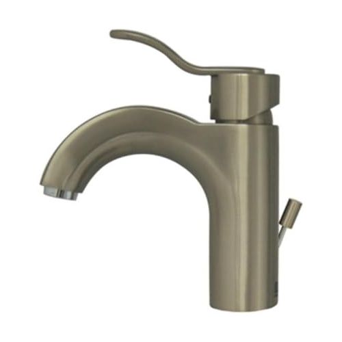  Whitehaus Collection 3-04040-BN Wavehaus Bathroom Faucet, Brushed Nickel