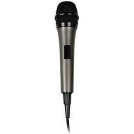 Singing Machine SMM-205 Unidirectional Dynamic Karaoke Microphone with 10 Ft. Cord, Black, One Size