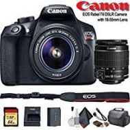 Canon EOS Rebel T6 DSLR Camera with 18-55mm Lens (1159C003) - Starter Bundle