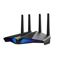 ASUS AX5400 WiFi 6 Gaming Router (RT AX82U) Dual Band Gigabit Wireless Internet Router, AURA RGB, Gaming & Streaming, AiMesh Compatible, Included Lifetime Internet Security