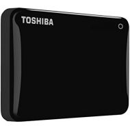 Toshiba Canvio Connect II 500GB Portable External Hard Drive 2.5 Inch USB 3.0 - Black - HDTC805EK3AA