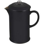 Le Creuset Steinzeug Kaffee-Bereiter, schwarz, 0,75 l