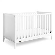 Graco Melbourne 3-in-1 Convertible Crib - Fits Standard Crib Mattress, Converts to Toddler & Daybed, Non-Toxic Finish, Expert Tested for Safer Sleep, White , 55.28x29.13x34.8 Inch