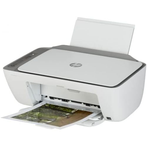 에이치피 HP DeskJet 27 52e Series Wireless Inkjet Color All-in-One Printer - Print Copy Scan - Mobile Printing - WiFi USB Connectivity - Up to 7.5 ISO PPM - Up to 4800 x 1200 DPI - White +