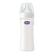 Chicco- Baby Nature Glass Silicon Feeding Bottle 240Ml