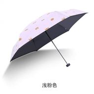 ZZSIccc Parasol Cartoon Bear Five Fold Umbrella Student Umbrella Uv Umbrella Parasol E