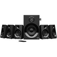 Logitech Z607 5.1 Surround Sound Speakers (Bluetooth, CINCH, 160 W peak power, remote control, compatible with computers, PCs, TVs, phones and tablets)