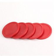 Glamorway Pack of 5 Red 2-inch Mini Air Hockey Table Pucks