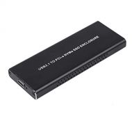 EBTOOLS M.2 NVMe HDD Enclosure Adapter, USB3.1 Type-C to NVMe M.2 Enclosure, Support Hot Swap, Support PCI-E Type M.2 Hard Disk