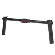 DAUERHAFT Three?axis Stabilizer,CNC Aluminum Alloy Material,xtension Accessory Double Handed Hold Handle Grip,Soft Rubber Ring Filling,1/4in Interface Design,Non?slip Handle,for Zhiyun Crane