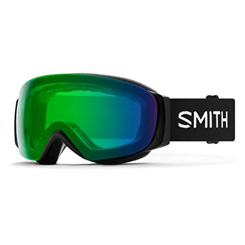 스미스 Smith I/O MAG S Snow Goggle - Black Chromapop Everyday Green Mirror + Extra Lens