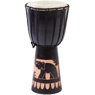 [아마존베스트]Ciffre Djembe Drum Bongo Elephant 40 cm Black A1