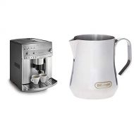 DeLonghi ESAM3300 Super Automatic Espresso/Coffee Machine & DLSC060 Milk Frothing Jug, 12 oz, Stainless Steel