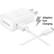 Samsung Galaxy Tab A 9.7 Adaptive Fast Charger Micro USB 2.0 Cable Kit! [1 Wall Charger + 5 FT Micro USB Cable] Adaptive Fast Charging uses dual voltages for up to 50% faster charg