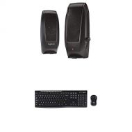 Logitech S120 2.0 Stereo Speakers and MK270 Wireless Keyboard and Mouse Combo
