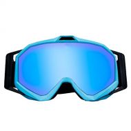 JJINPIXIU Professional Ski Goggles, Large Spherical Double-Layer Anti-Fog Ski Goggles, Childrens Adult Mens and Womens Coca-Myopia Ski Goggles, Double Anti-Fog Lens Anti-Ultraviole