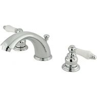 Elements of Design Magellan EB971B Widespread Lavatory Faucet with Retail Pop-Up, 8-Inch to 16-Inch, Polished Chrome
