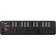 [아마존베스트]Korg & More KORG nanoKEY2 USB MIDI Keyboard with 25 Keys Black