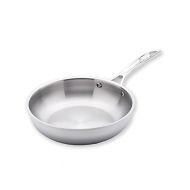 USA Pan Cookware 5-Ply Stainless Steel 8 Inch Saute Skillet, Oven and Dishwasher Safe, Made in the USA
