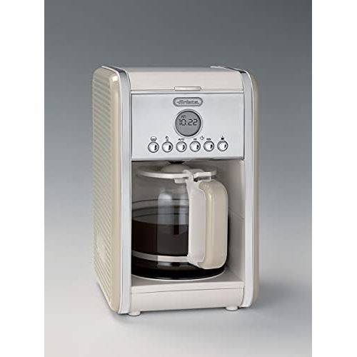  Ariete 1342CR 12-Tassen-Kaffeemaschine Vintage, 2000 W, creme