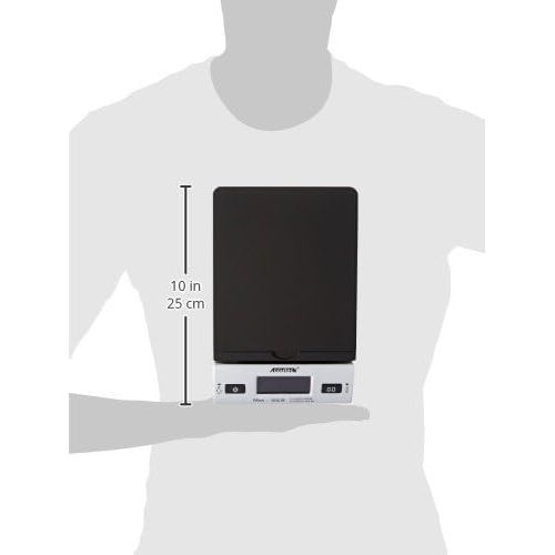 ACCUTECK All-in-1 Series W-8250-50bs A-Pt 50 Digital Shipping Postal Scale with Ac Adapter, Silver