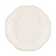 Lenox French Perle Dessert Plates, White, Set of 4