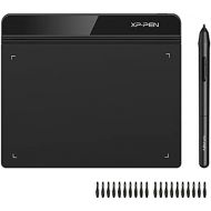 [아마존베스트]XP-Pen G6406x 4inches Osu! Drawing Tablet Osu! Graphics Tablet Play Battery-Free Pen 20Replacement Nibs, Black