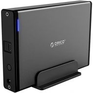 ORICO External Hard Drive Enclosure 3.5inch Type-C to SATA III Hard Drive Dock Case Aluminum for 3.5/2.5inch HDD/SSD 5Gbps Up to 16TB for PS4 Xbox
