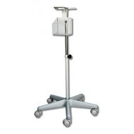 AliMed Mobile Floor Stand for Omron HEM-907 XL Auto Cuff Blood Pressure Monitor