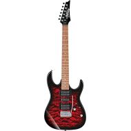 [아마존베스트]Ibanez GRX70QA-TRB Electric Guitar, Red (Transparent Red Burst)
