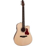 Seagull 6 String Acoustic Guitar, Right, Natural, Full (051953)